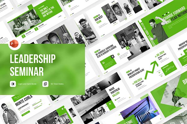 Leadership Seminar PowerPoint Template