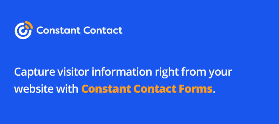 Constant Contact Forms Email Marketing WordPress Plugin