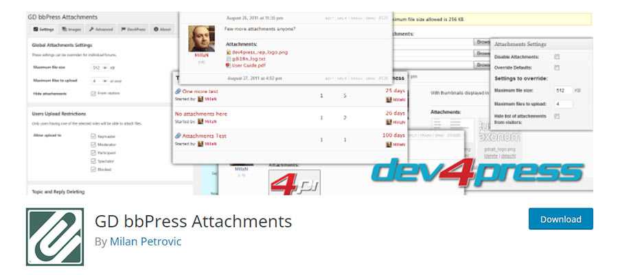 GD bbPress Attachments