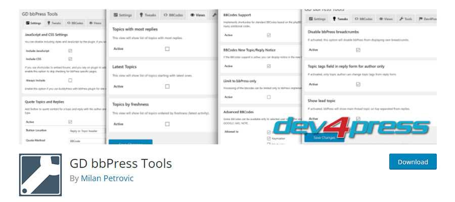 GD bbPress Tools