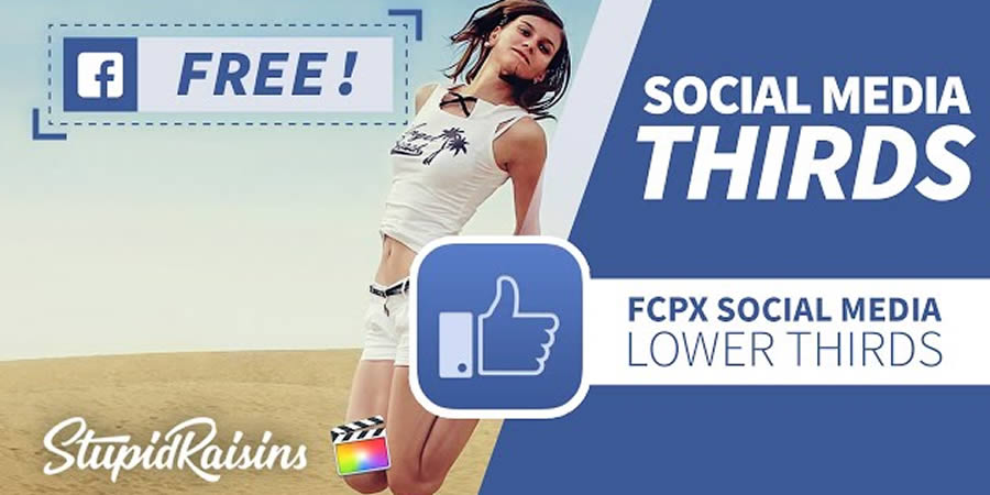 Social Media Lower Thirds FCPX Plugin