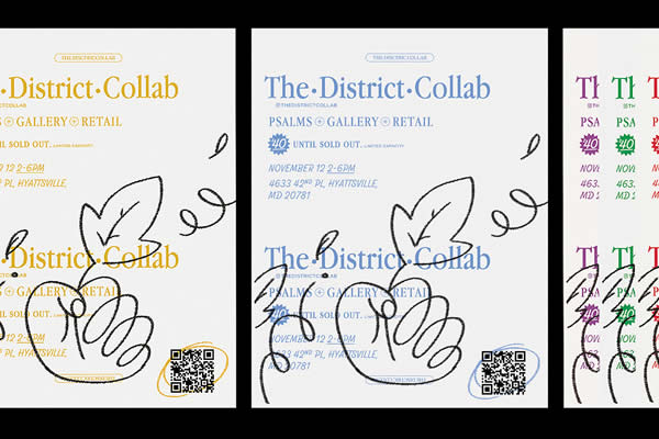 The District Collab Flyer Designed by Karl Nilsson