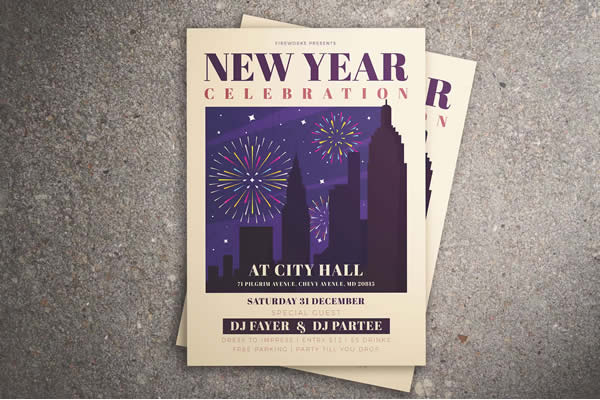 New Year Celebration Flyer