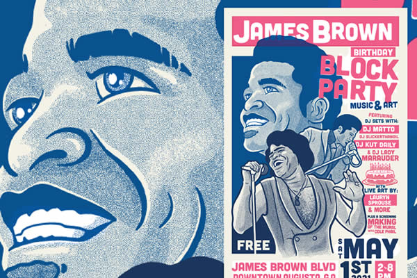 James Brown Block Party Designed by Jason Craig