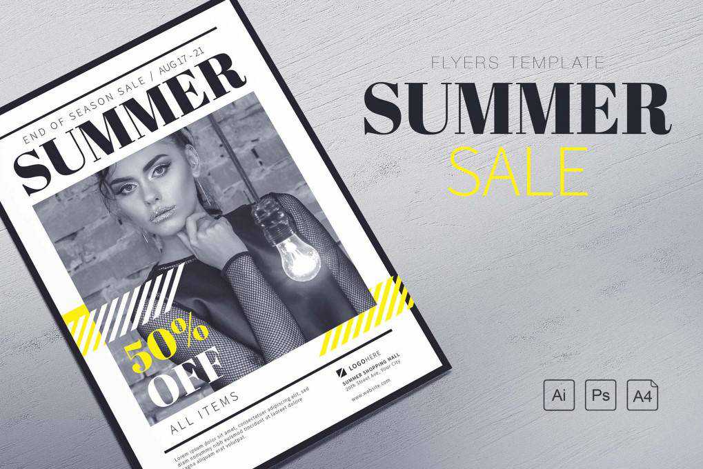 Summer Sale Flyer flyer template format