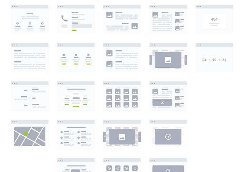 Adobe XD Desktop Wireflow Templates