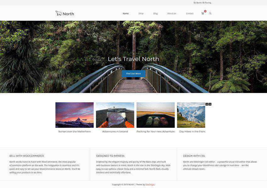 north free wordpress theme wp responsive business corporate