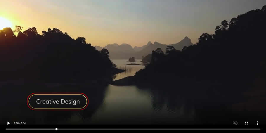 Thin Border Lower Third free davinci resolve template video motion design