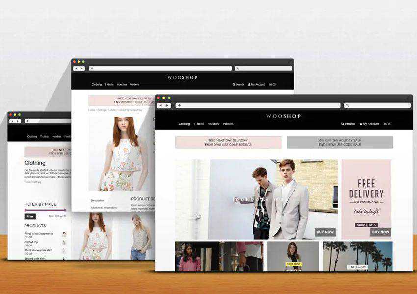 WooShop free wordpress theme wp responsive ecommerce shop woocommerce