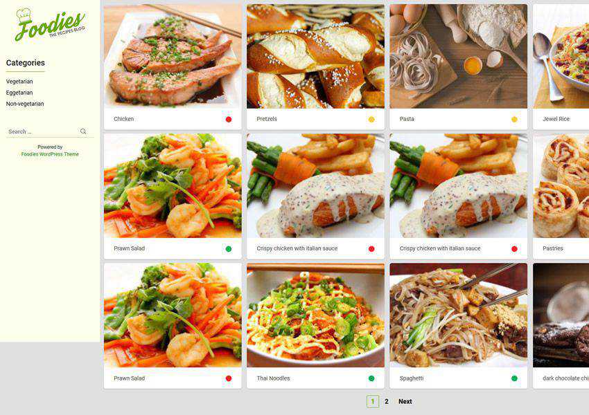 Foodies free wordpress theme wp responsive food culinary restaurant foodie lifestyle