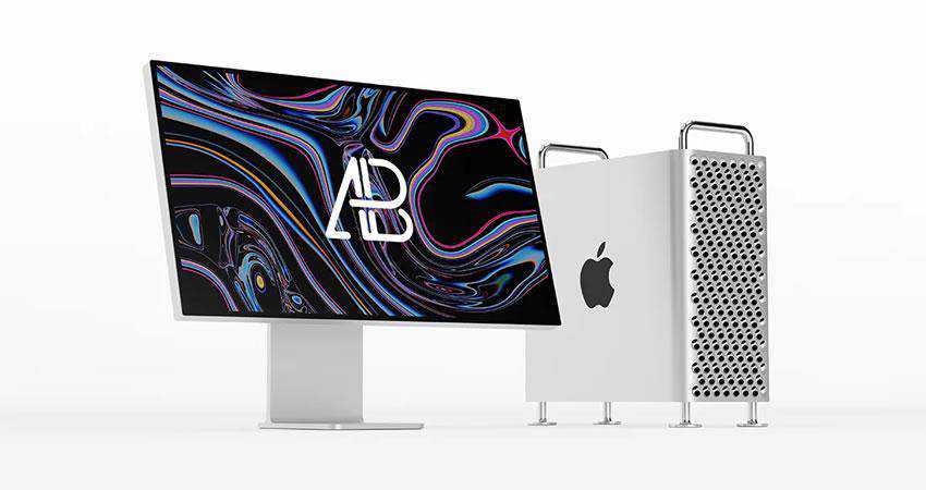 2019 Mac Pro free macbook mockup template psd photoshop