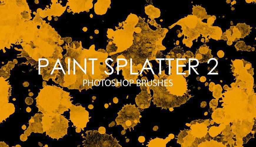 ink paint blood splatter photoshop brushes free