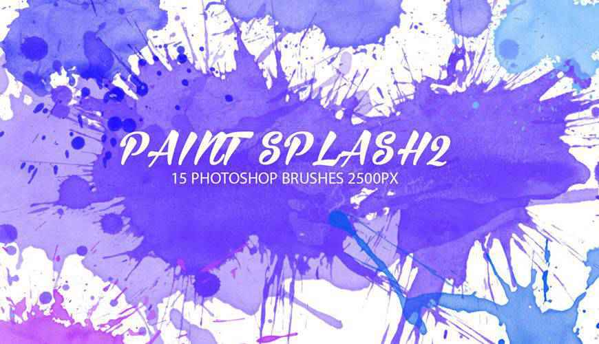 ink paint blood splatter photoshop brushes free