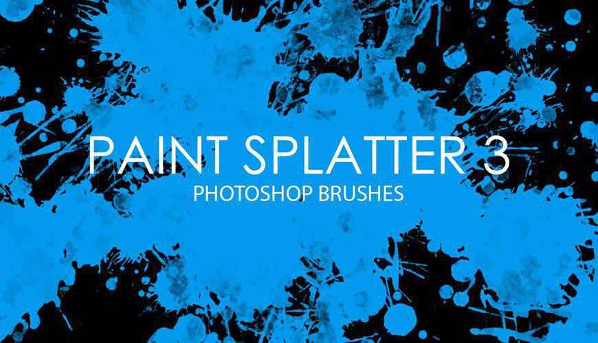 ink paint blood splatter photoshop brushes free