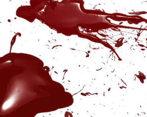 Glossy Blood ink paint blood splatter photoshop brushes free