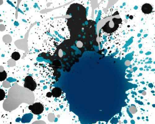 Oilpaint ink paint blood splatter photoshop brushes free