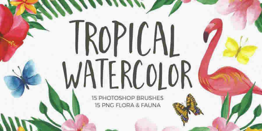 Watercolor Brushes for Photoshop ABR