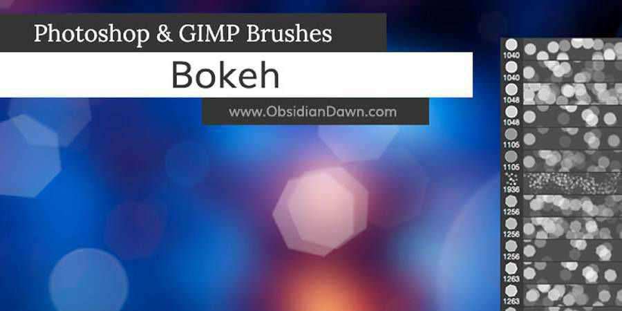 Bokeh Photoshop Brushes ABR