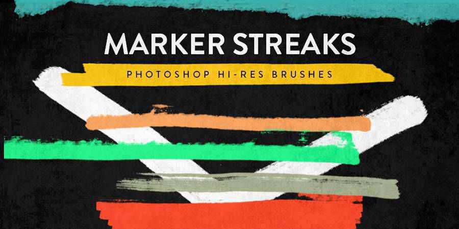 Marker Streak Brushes ABR