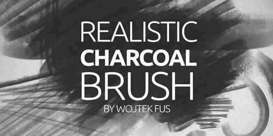 realistic Charcoal Brush