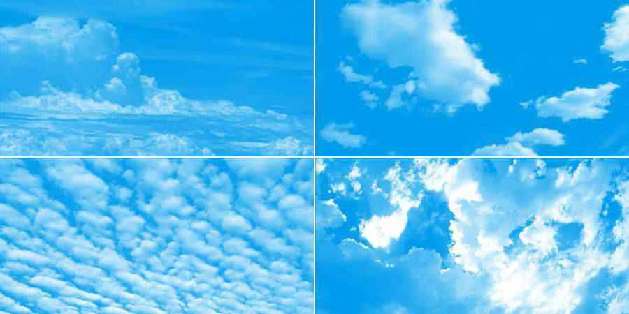 High Resolution Cloud Photoshop Brushes ABR