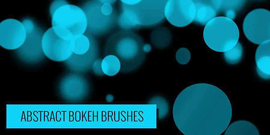 Free Photoshop Abstract Bokeh Brushes there are 24 Brushes in the pack