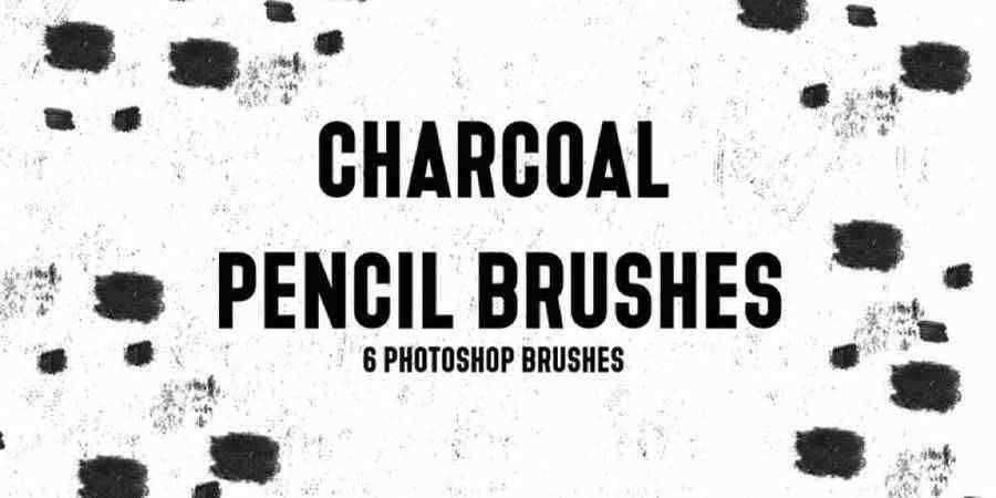  Charcoal Pencil Photoshop Brushes Tools Presets Free ABR