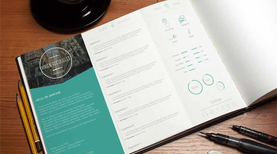  Free Resume Template Vol.1 Photoshop Photoshop PSD