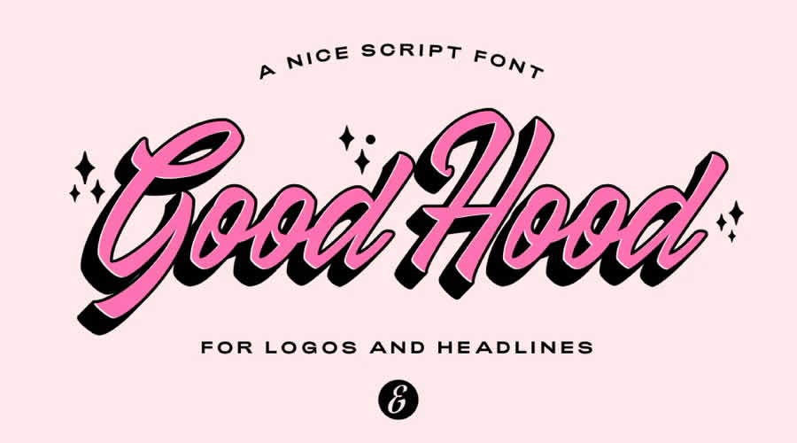 Free Retro Vintage Font Family GoodHood