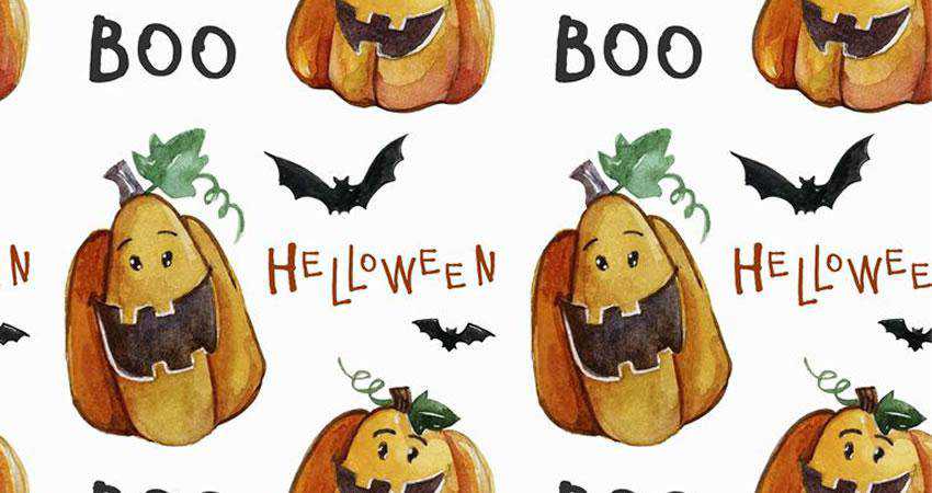 Vector Halloween free patterns seamless