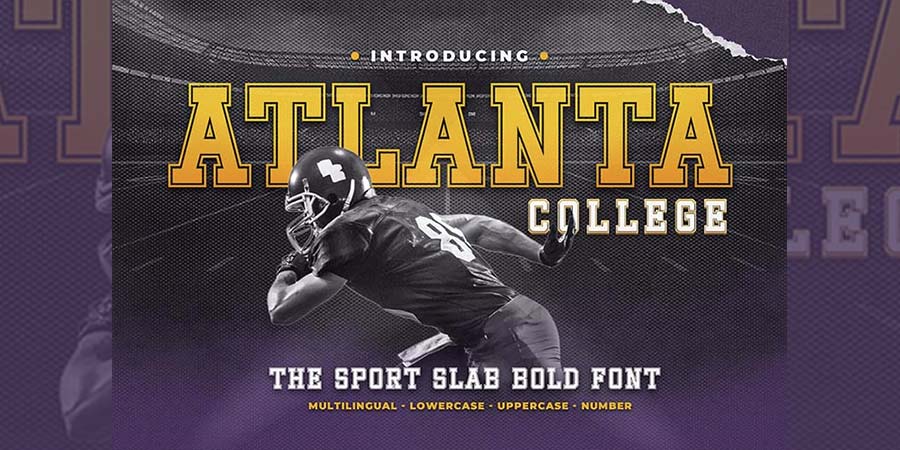 Atlanta College Slab Font