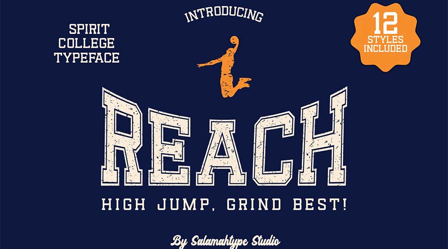 Reach Display Sports Font 