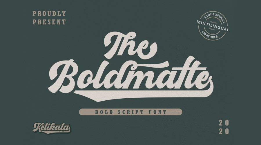 Boldmatte Font Script