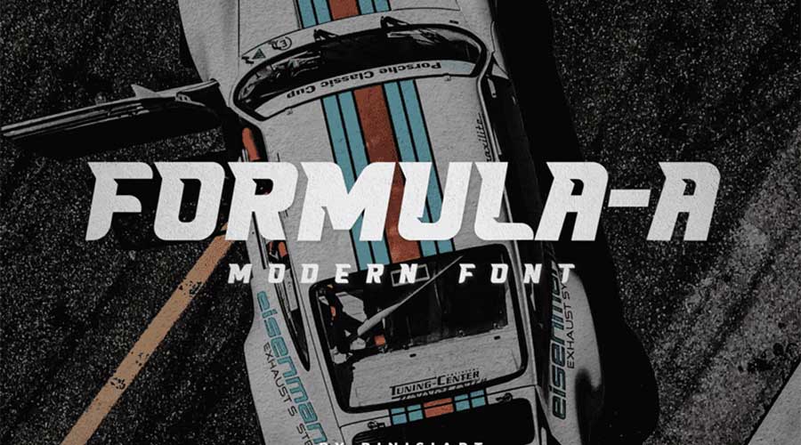 FORMULA-A Font 