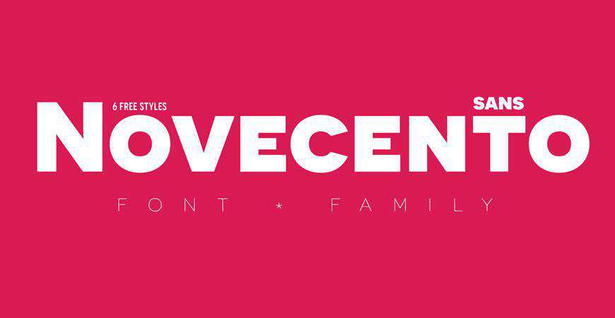  Novecento Sans free title headline typography font typeface