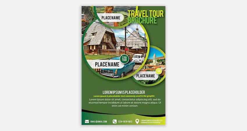 Travel & Touring Flyer Template AI