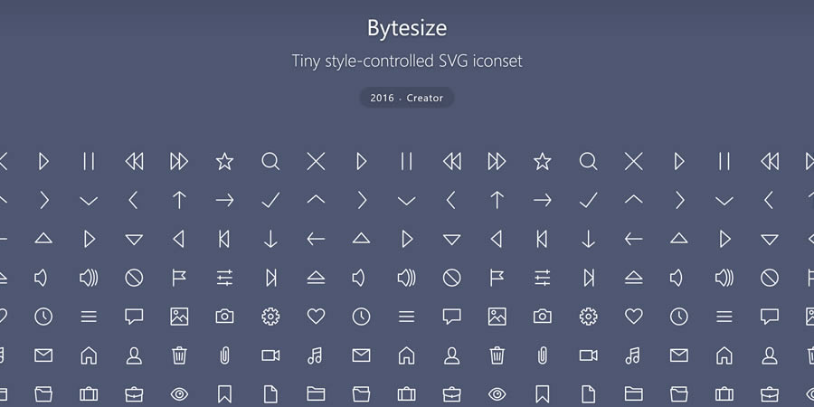 Tiny Style-Controlled Iconset