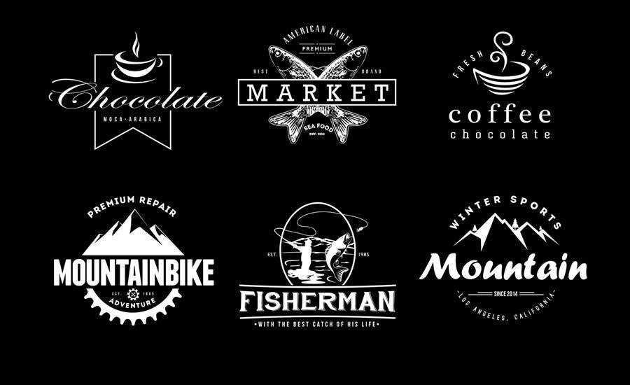 6 Free Vintage Logo Badges AI PSD Formats