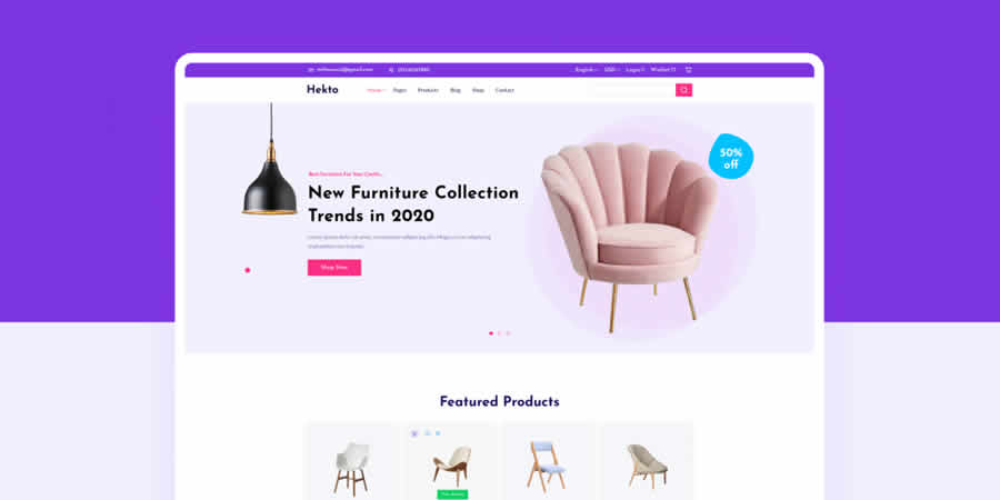 eCommerce Free Web UI Kit Figma