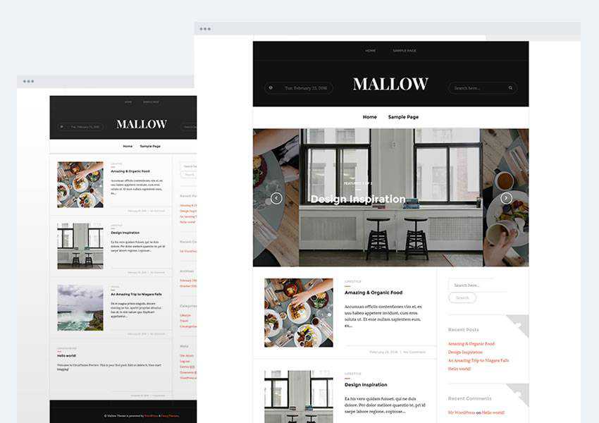 mallow magazine free wordpress theme wp responsive template blog writer longform article