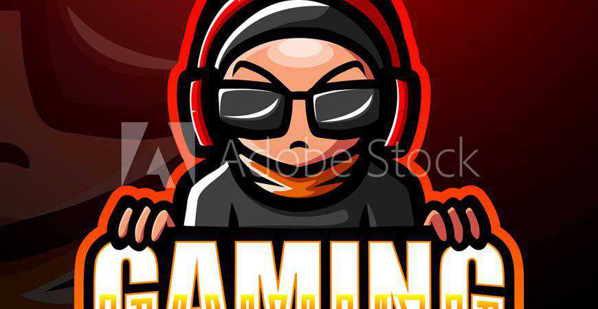 Gamer Boy Logo Template gamer video game