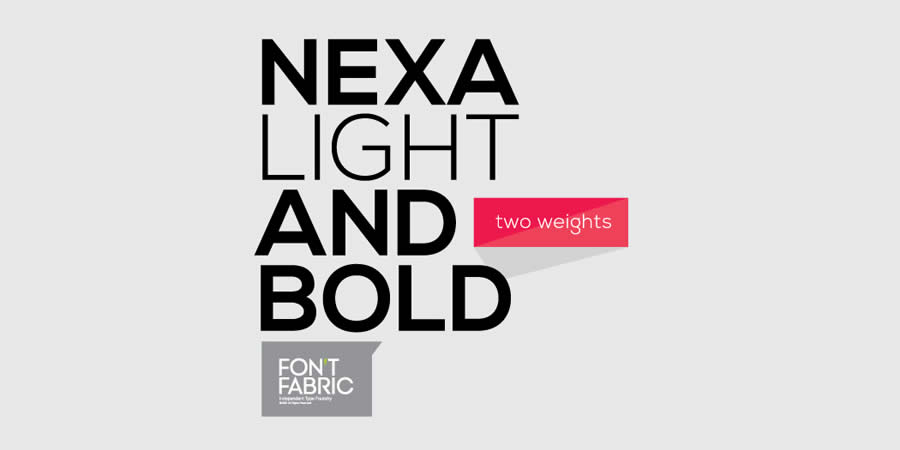 Nexa Geometric Sans-Serif Free Font Designers Creatives