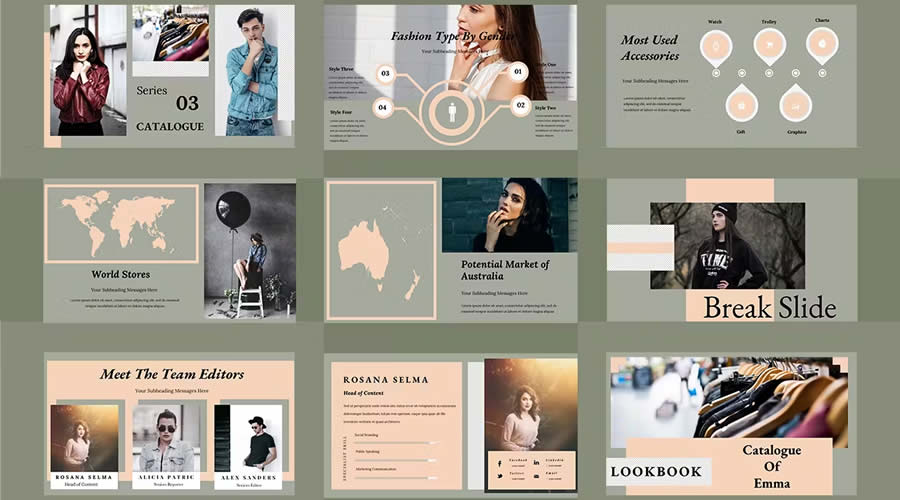 emma google slides theme presentation template