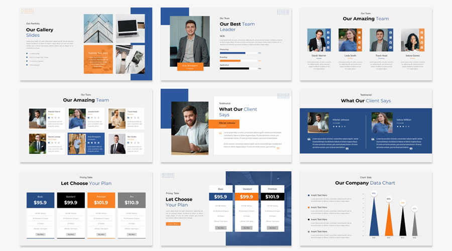 Project Proposal google slides theme presentation template free