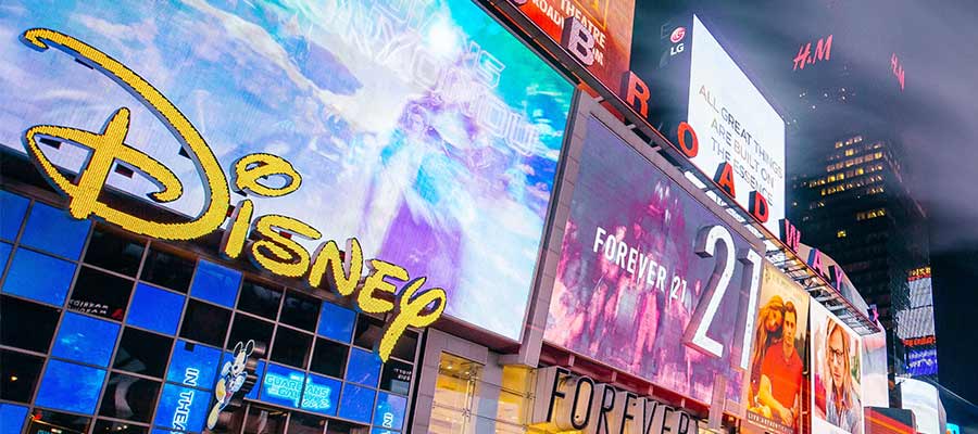 Advertising in New York City's Times Square.