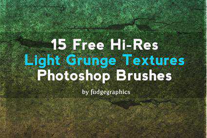 light grunge distressed free photoshop brush pack set adobe