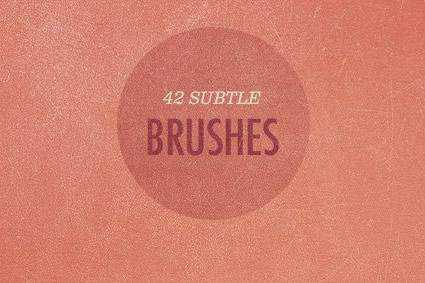 Subtle grunge distressed free photoshop brush pack set adobe