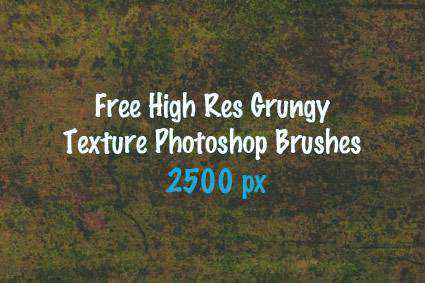 Texture grunge distressed free photoshop brush pack set adobe