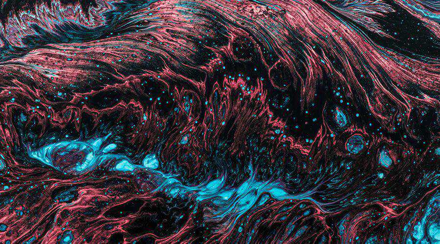 Red Blue Fluid Abstract Painting desktop wallpaper hd 4k high-resolution