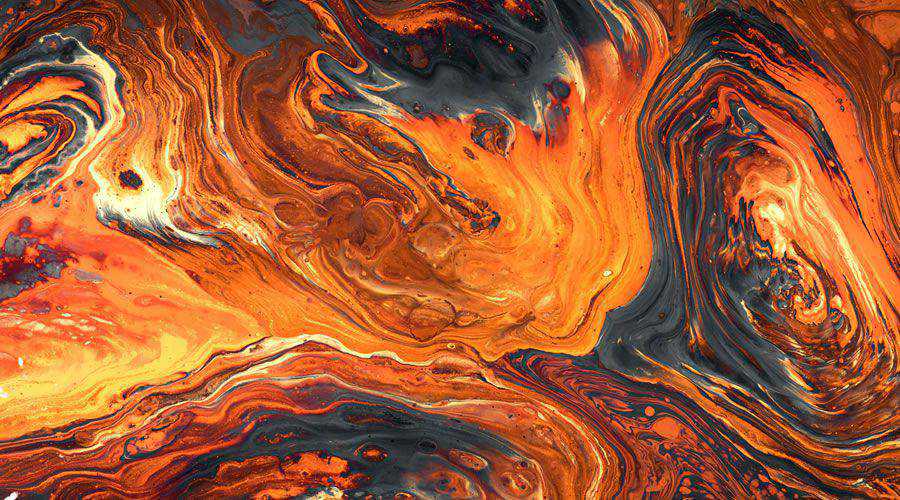 Orange Abstract Painting desktop wallpaper hd 4k high-resolution